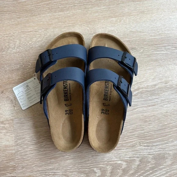 New size 39 Birkenstock Blue Arizona Sandals - Picture 7 of 11